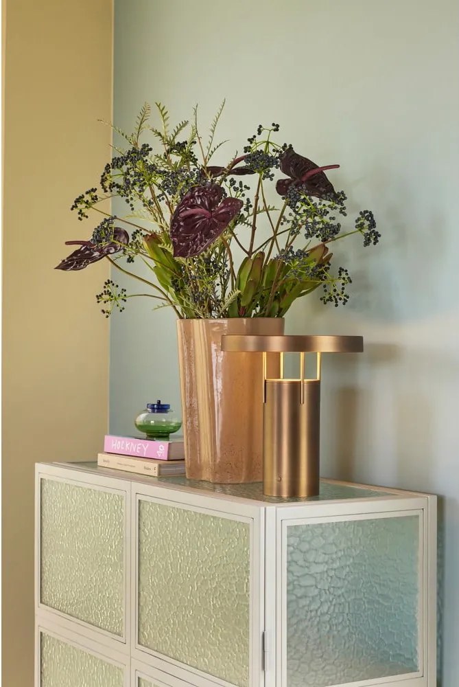 Vaso beige in ceramica altezza 30 cm Sapo - Hübsch