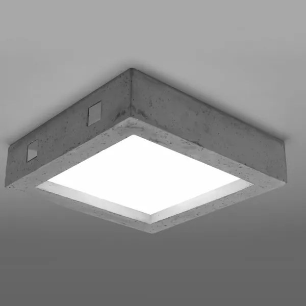 Sollux SL.0995 - Plafoniera LED RIZA LED/18W/230V cemento