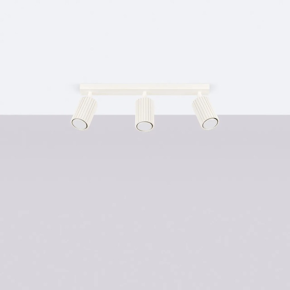 Lampada da soffitto KARBON 3L in Alluminio 3xGU10