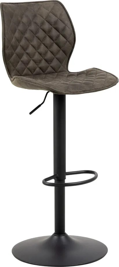 Set di 2 sgabelli girevoli da bar verde scuro 116 cm Naomi - Actona