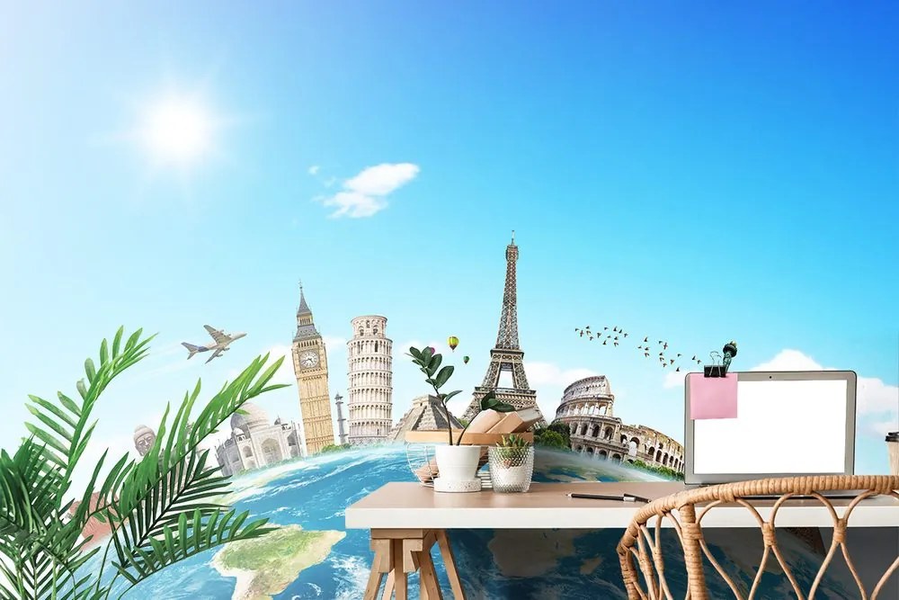 Carta da parati – Viaggio intorno al mondo