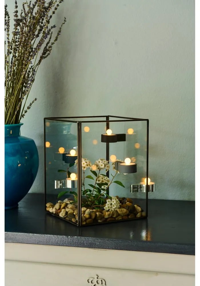 Decorazioni luminose grigie in set di 2 Amalia - Sirius