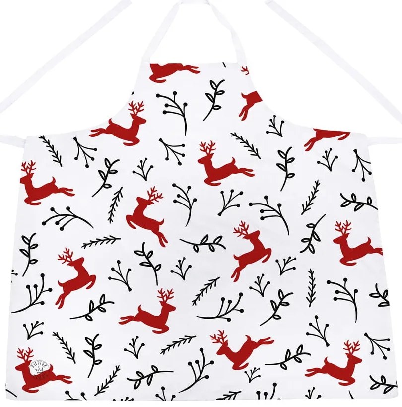 Grembiule in cotone con motivo natalizio They Are Flying - Butter Kings