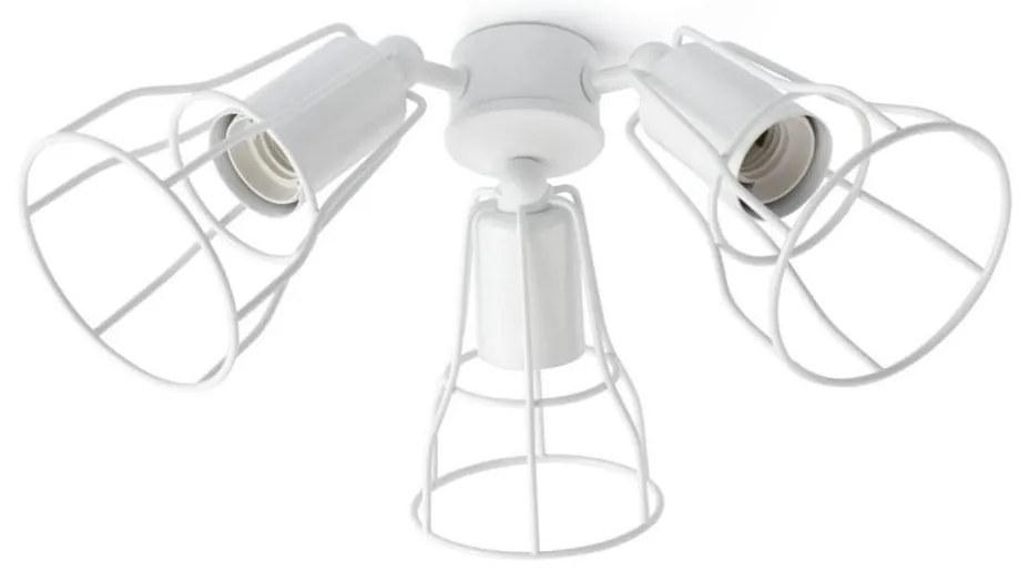 FARO 33716 - Lampada per ventilatore YAKARTA 3xE27/15W/230V bianco