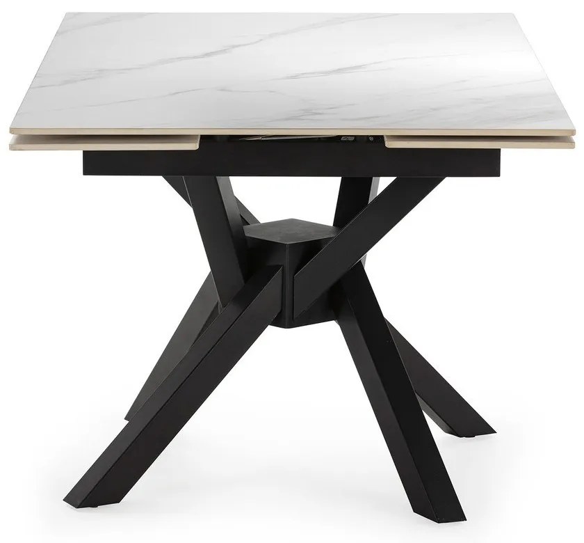 Tavolo da pranzo allungabile con piano aggiuntivo in pietra 90x150 cm Arlene - Marckeric