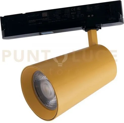 Faro binario led kone giallo in alluminio 24w 2365lm 4000k 22,4x13x...
