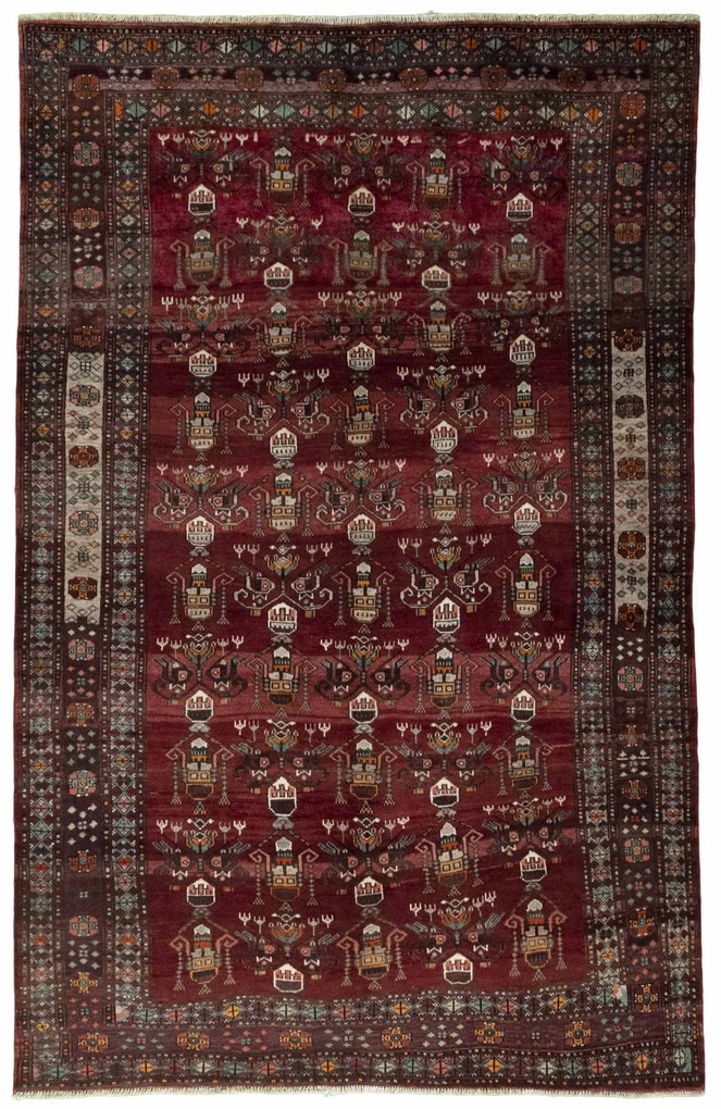 Hamedan Tappeto persiano 300x190 Rosso (Iran) Annodato A Mano