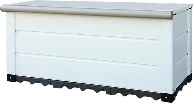 Baule GAROFALO Flat in pvc beige L 123 x H 56.7 x P 46.5 cm