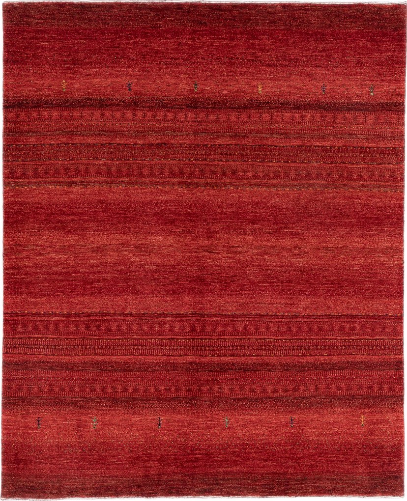Loribaft Tappeto persiano 190x160 Rosso (Iran) Annodato A Mano
