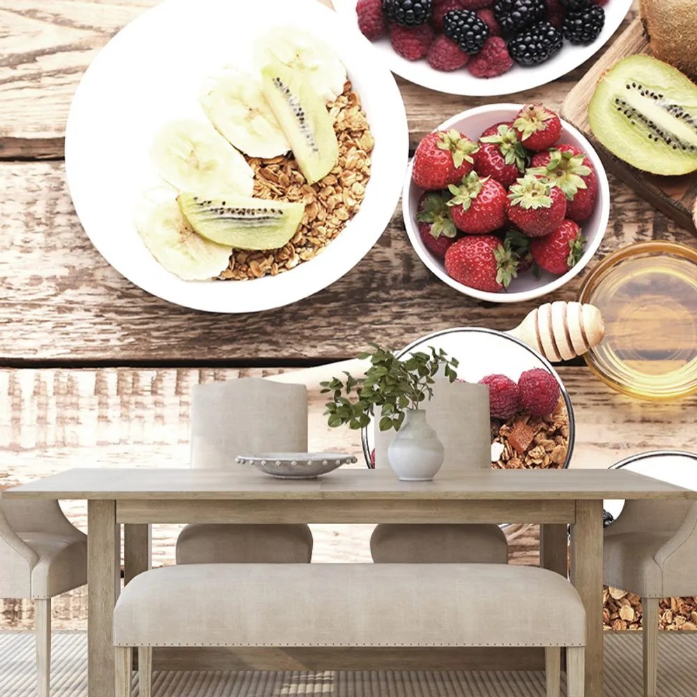 Carta da parati – Colazione sana