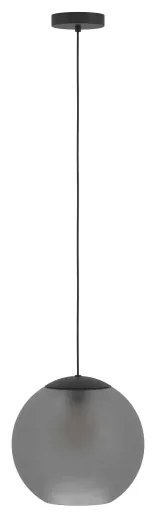 Eglo 390212 - Lampadario a sospensione con filo ARANGONA 1xE27/40W/230V fumé