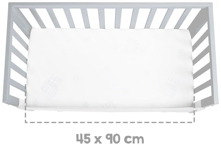 Lettino grigio 90x45 cm - Roba