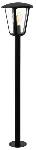 Eglo 98123 - Lampada da esterno MONREALE 1xE27/60W/230V IP44 altezza 995 nero