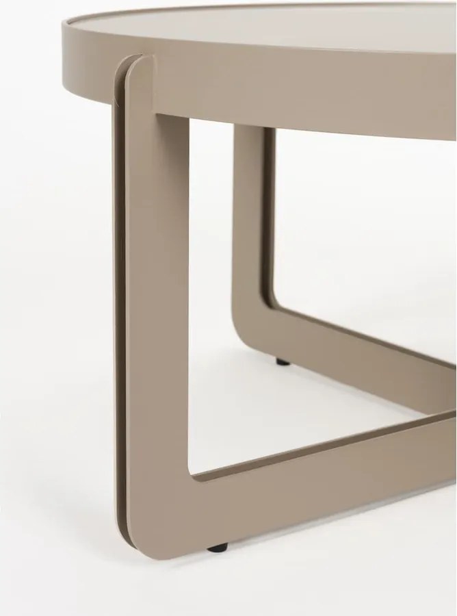 Tavolino da salotto rotondo beige ø 68 cm Centre – Zuiver