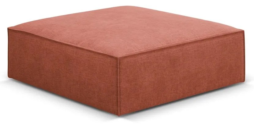 Poggiapiedi rosso Vanda - Mazzini Sofas