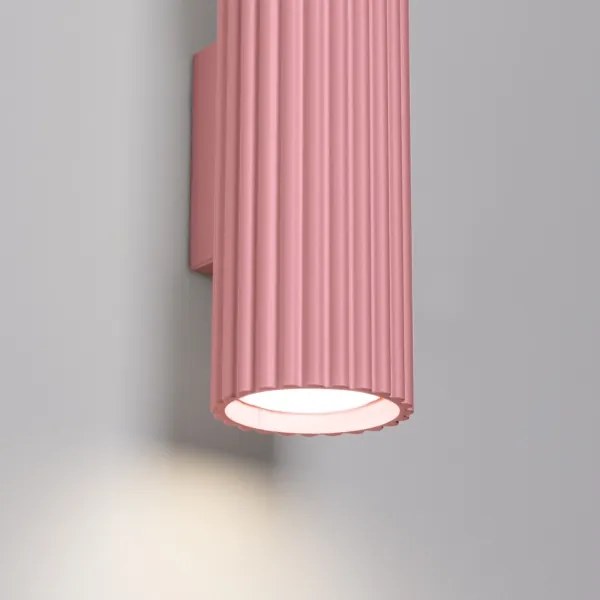 Brilagi - Lampada da parete CRESTO 2xGU10/10W/230V 20 cm rosa