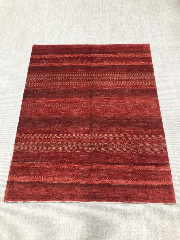 Loribaft Tappeto 150x190 Rosso (Iran) Annodato A Mano