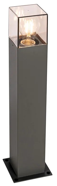 Lampada da terra per esterni moderna 50 cm grigio scuro IP44 - Denmark