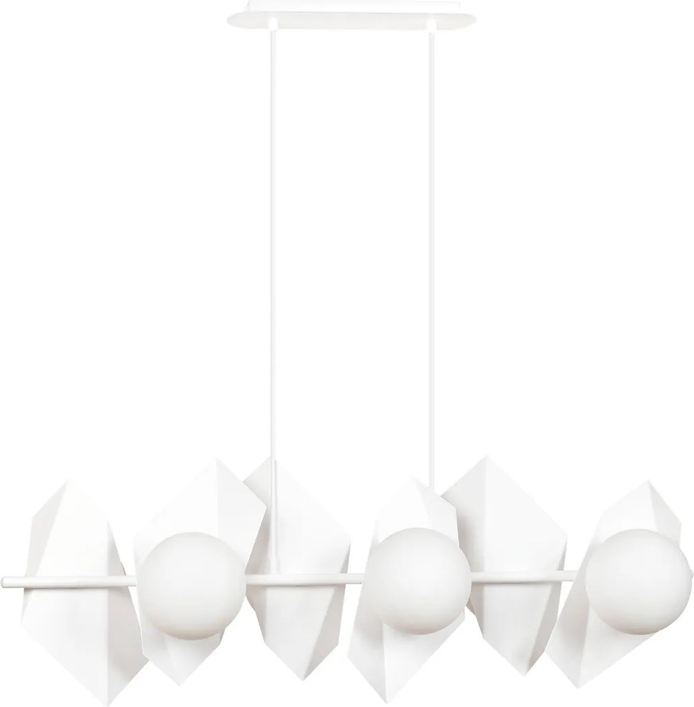 Lampadario a Sospensione DRIFTON 6 BLACK e WHITE Colore Bianco