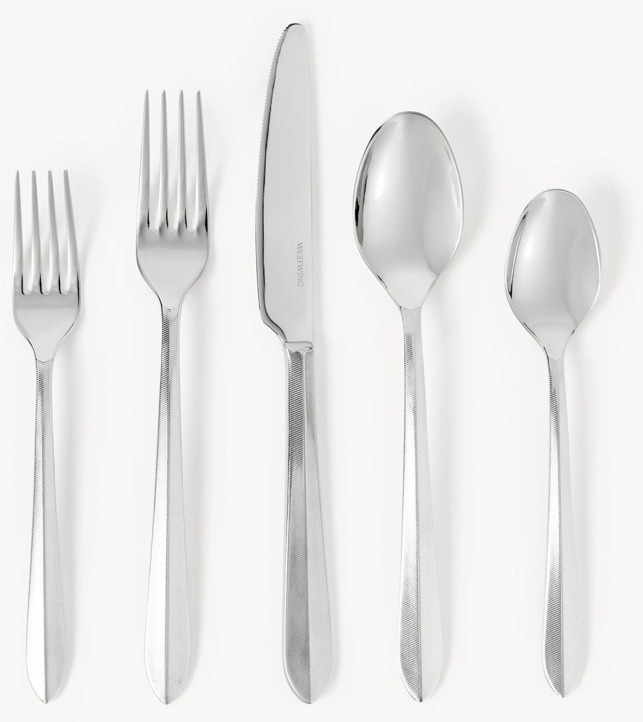 Set di posate in acciaio inossidabile lucido Thibaud, varie misure