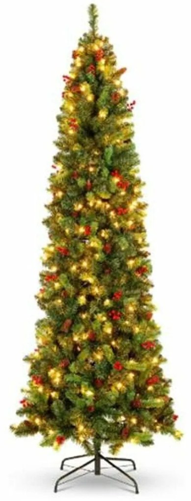 Albero di Natale DKD Home Decor Verde Metallo Polietilene Plastica 1 x 1 x 150 cm 70 x 70 x 150 cm