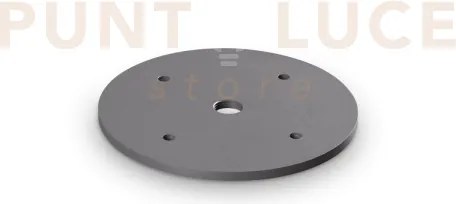 Base antracite per fissaggio lampada da terra per esterni hub