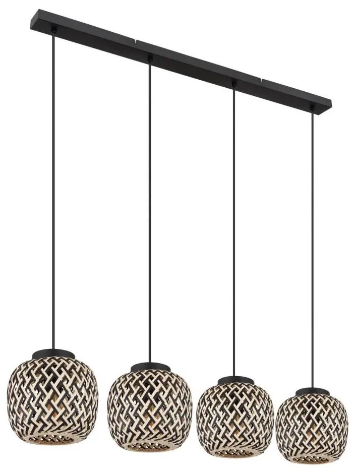 Globo 15766-4H - Lampadario a sospensione con filo COLLY 4xE27/15W/230V