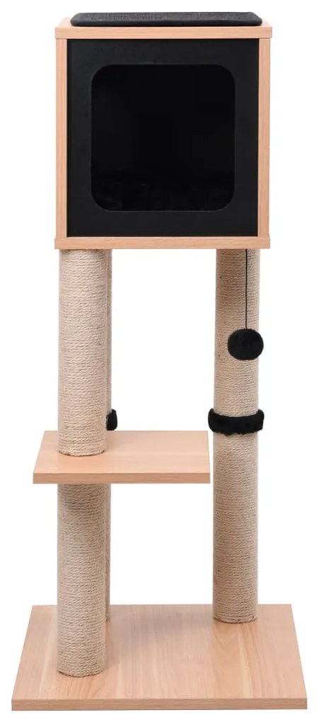 Albero per Gatti con Tappeto Tiragraffi in Sisal 90 cm