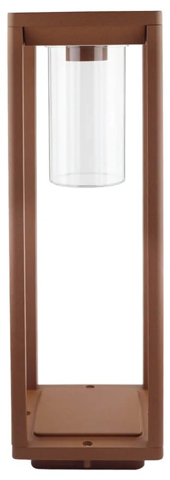Paletto Lanterna CORTEN 50cm E27 - SERIE VIMO -