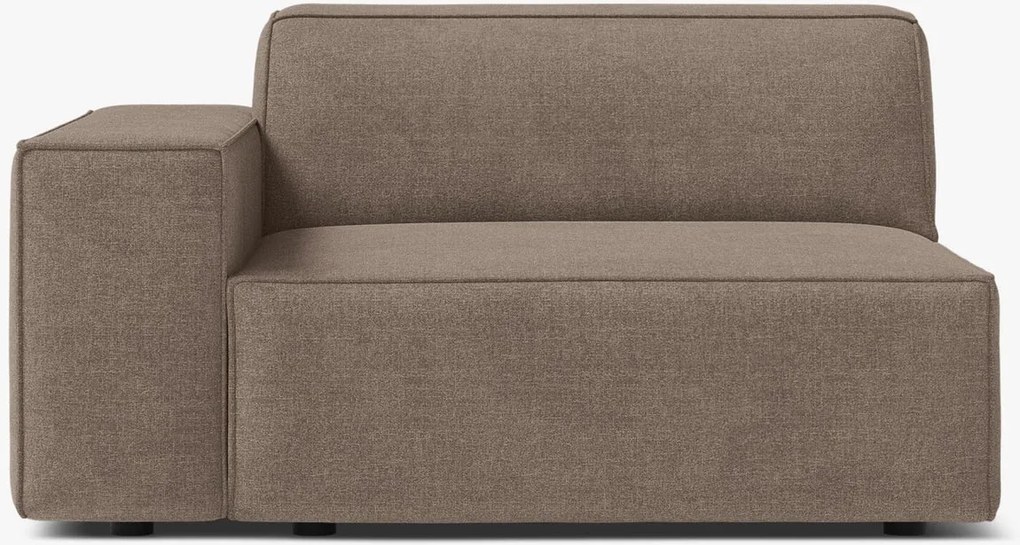 Modulo terminale Jodie con bracciolo in tessuto Liberty – L102 cm