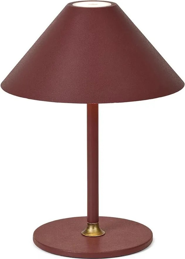 Halo Design 800834- Lampada da tavolo ricaricabile dimmerabile a LED HYGGE LED/3W/4000 mAh IP54 bordeaux