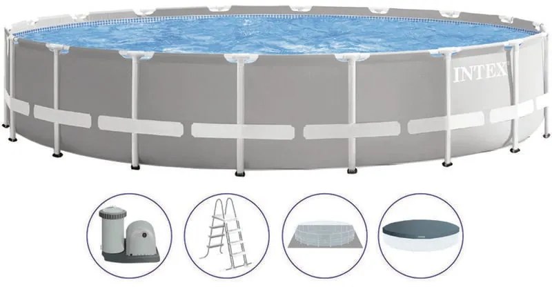 Piscina "prism Frame" Rotonda C/telaio Portante C/pompa Cm.549x122h. Intex