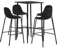 Set da Bar 5 pz in Tessuto Nero cod mxl 15108