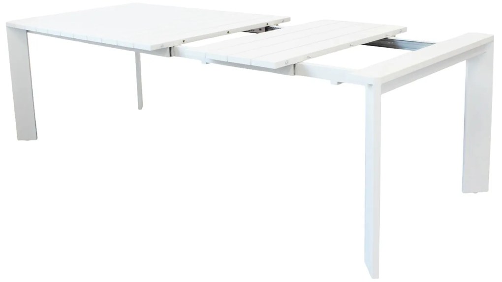 IMPACTO - tavolo allungabile in alluminio 150/200 bianco o antracite