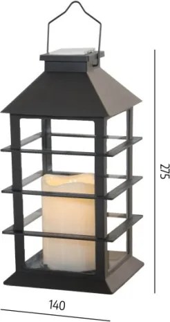 Lampada solare sospesa LED CANDELIO P LED/1xAA 2700K IP44 200 mAh