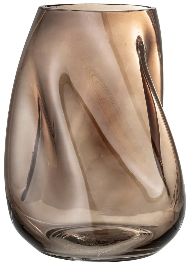 Vaso in vetro marrone Ingolf - Bloomingville