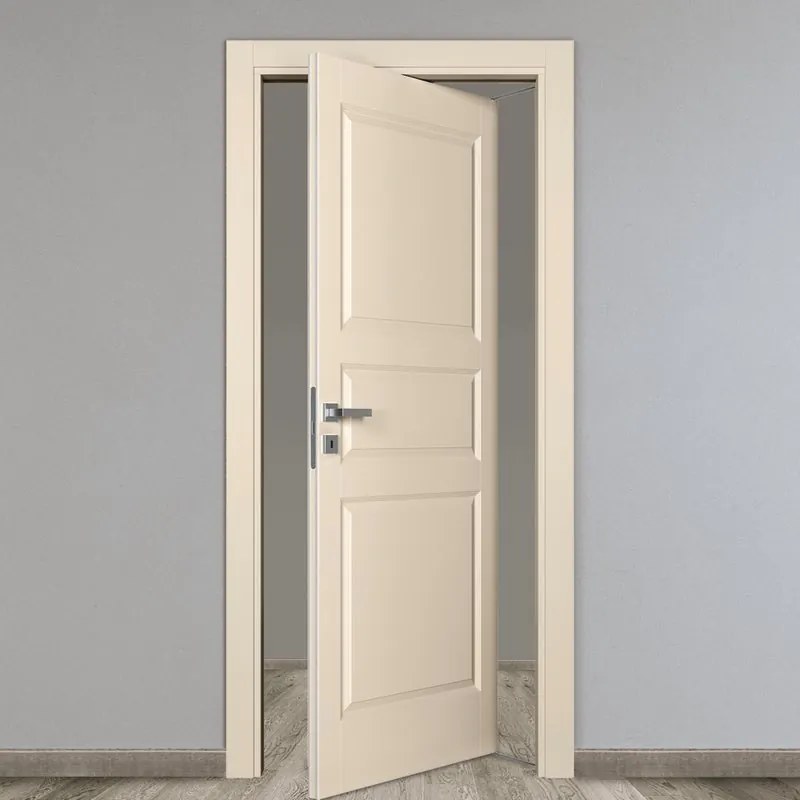 Porta rototraslante New York avorio L 80 x H 210 cm reversibile