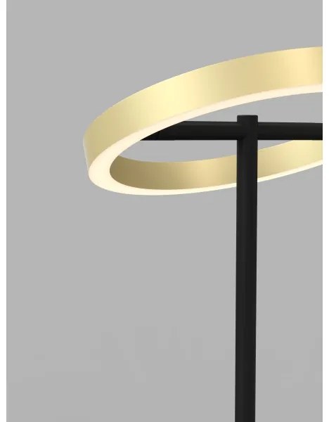 Wofi 8016-104 - Lampada LED Touch dimmerabile BREST LED/10,5W/230V nero/oro