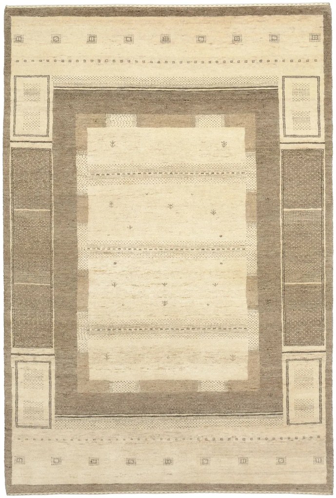 Gabbeh Tappeto orientale 150 x 220 Beige (Indian) Annodato A Mano