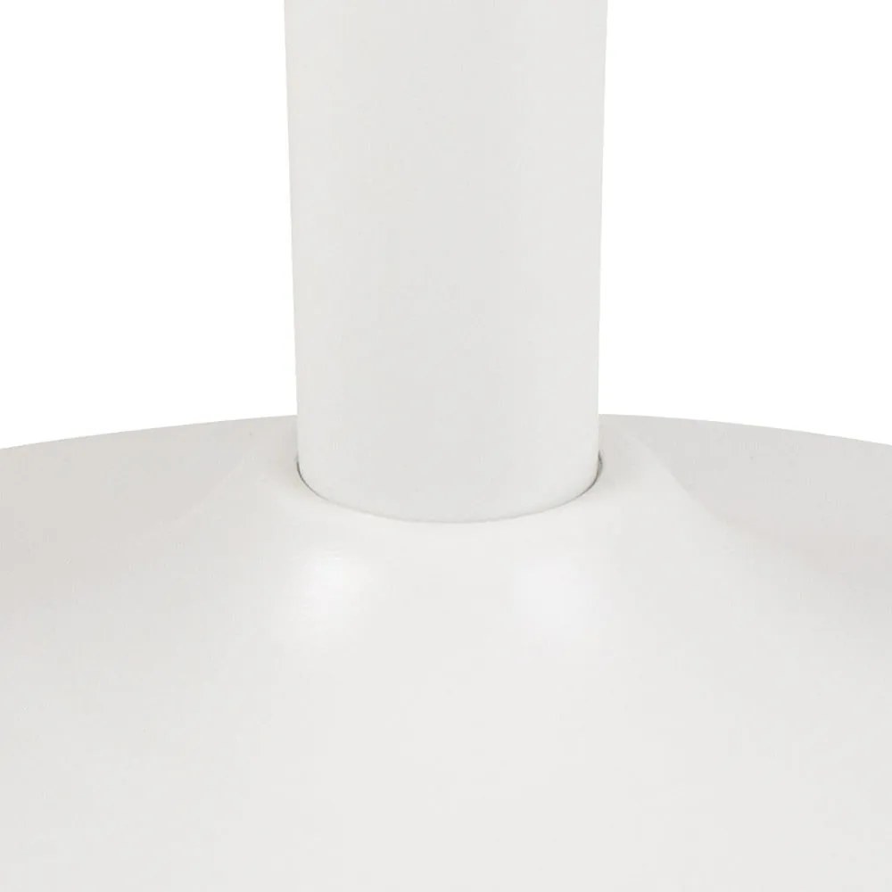 Tavolino rotondo bianco con piano in ceramica ø 60 cm Malta - Actona