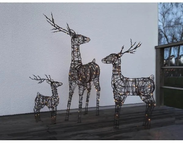 Eglo 411137 - Decorazione natalizia da esterno LED VIXEN 24xLED/0,06W/3xAA IP44