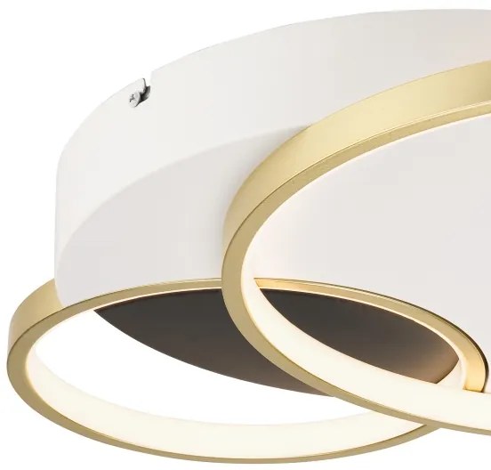 Plafoniera dimmerabile BENITO LED/31W/230V 3000-6500K bianco/oro