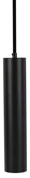 Lampadario a sospensione con filo 1xGU10/35W/230V 30 cm nero