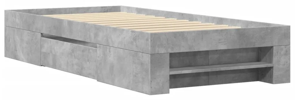 Giroletto grigio cemento 100x200 cm in legno multistrato