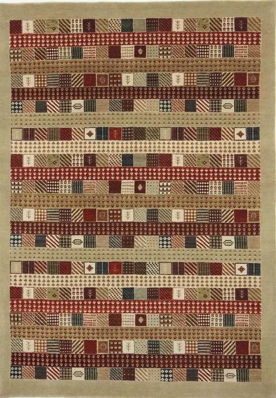 Loribaft Tappeto 180x250 Marrone (Indian) Annodato A Mano