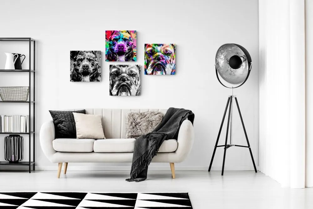 Set di quadri – Cani in stile pop art