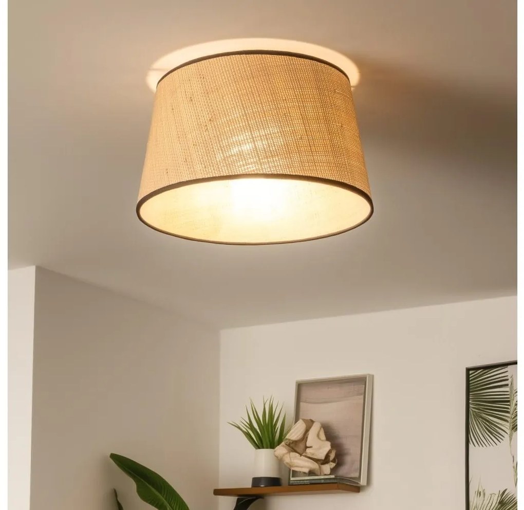 Brilagi - Plafoniera LED CERIA 1xE27/40W/230V Ø 35 cm beige