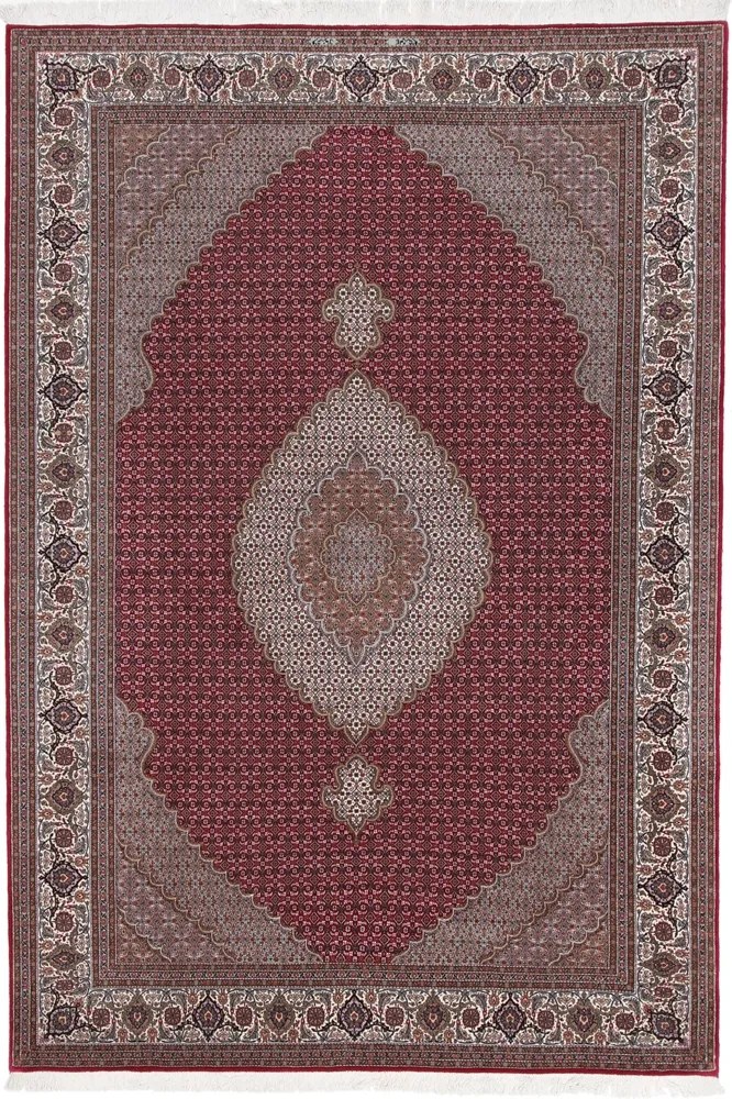 Tabriz Tappeto 290x200 Beige (Iran) Annodato A Mano