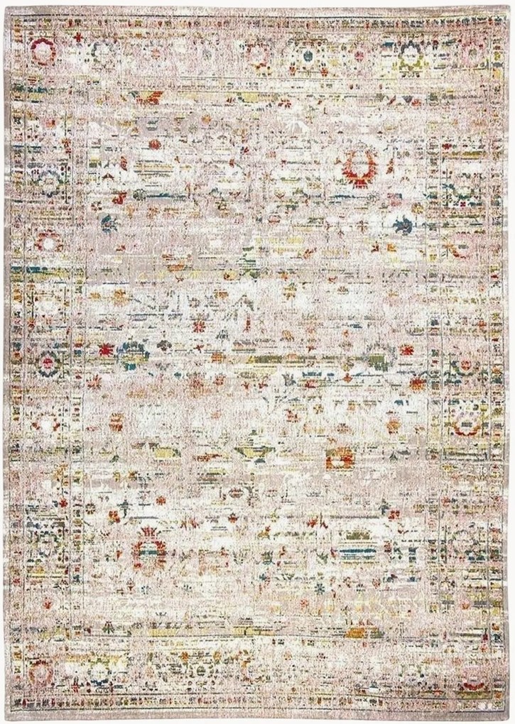 Tappeto jacquard lavabile da interno-esterno Ushak
