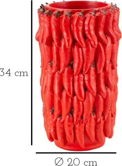 Vaso Chili Cm Ø 20X34